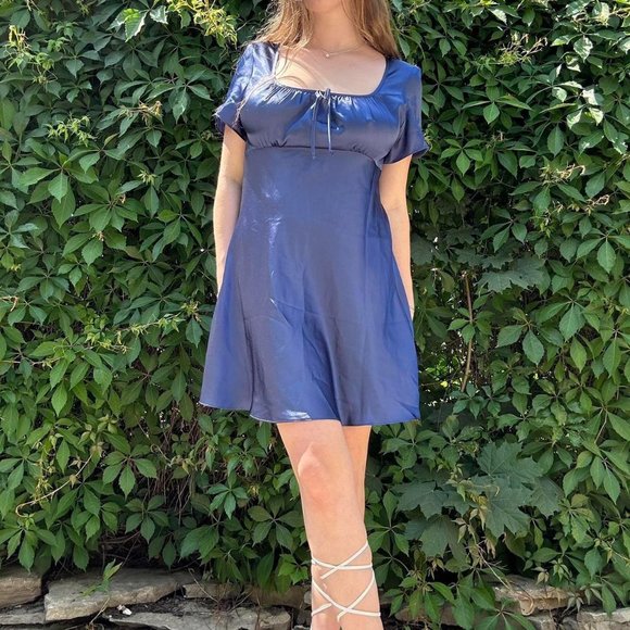 Jones New York Blue Mini Dress - Picture 2 of 8